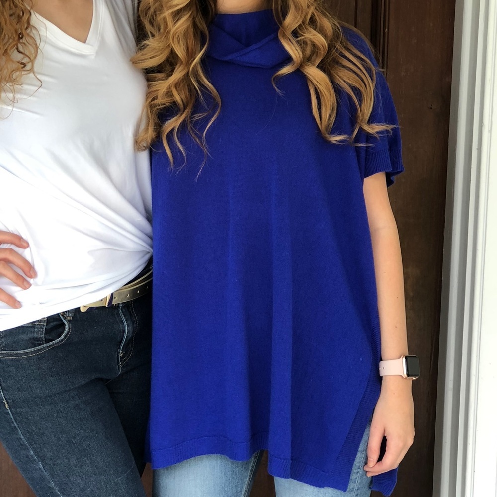 Kerisma blue turtle neck sweater tee